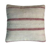 Vintage turkish kilim cushion cover, 40 x 40 cm