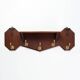 Art Deco coatrack in oak and copper, Belgium 1920s
