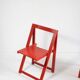 Vintage wooden folding chairs 1960s