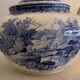 Old teapot with blue and white lid Villeroy and Boch Burgenland