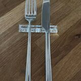 Crystal cutlery holder