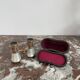 Pair of binoculars, theater, opera, mother-of-pearl, gilded brass, early twentieth century, curiosity object, showcase