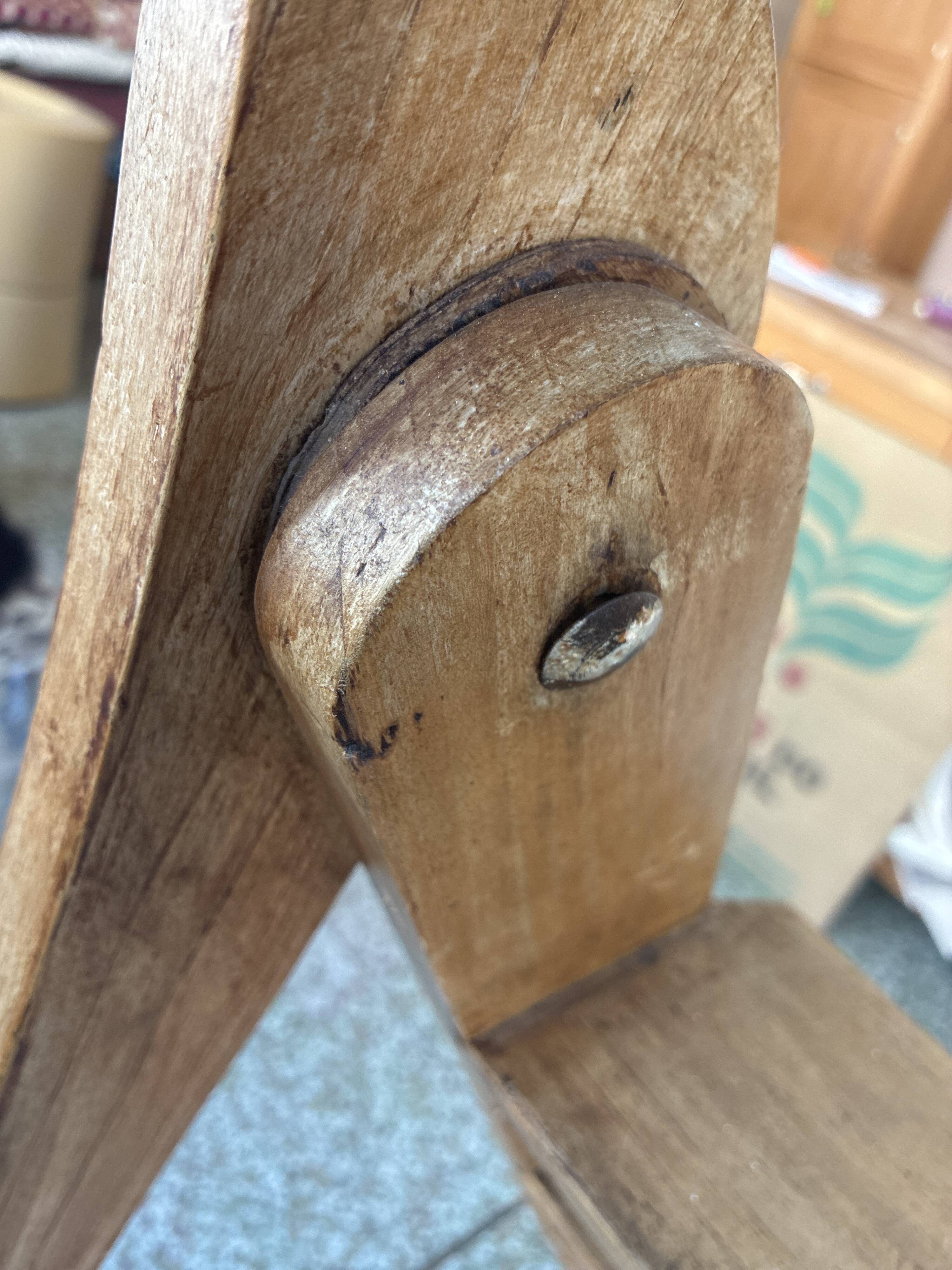 Wooden stool
