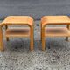 Mid-century Danish Brutalist bedside tables by Villy Nørgaard, 1984, set of 2