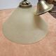 Art Deco conical suspension, opaline and brass