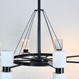 Zonnewende sixteen light chandelier by JW Bosman for Raak Amsterdam 1965