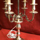 Lampe bouillotte en bronze argenté