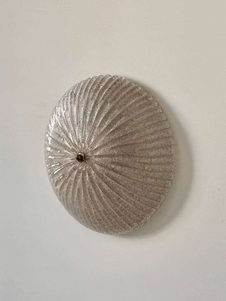Vintage XL Murano glass wall light, Italy, 1970.