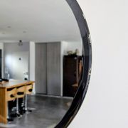 Vintage wall mirror by Metalvetro for Galvorame – Italy 1966 – 89x59cm