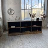 Double-sided counter with XL oak compartments