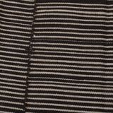6x9 Gray & Black Striped Vintage Kilim Rug, 183x269Cm