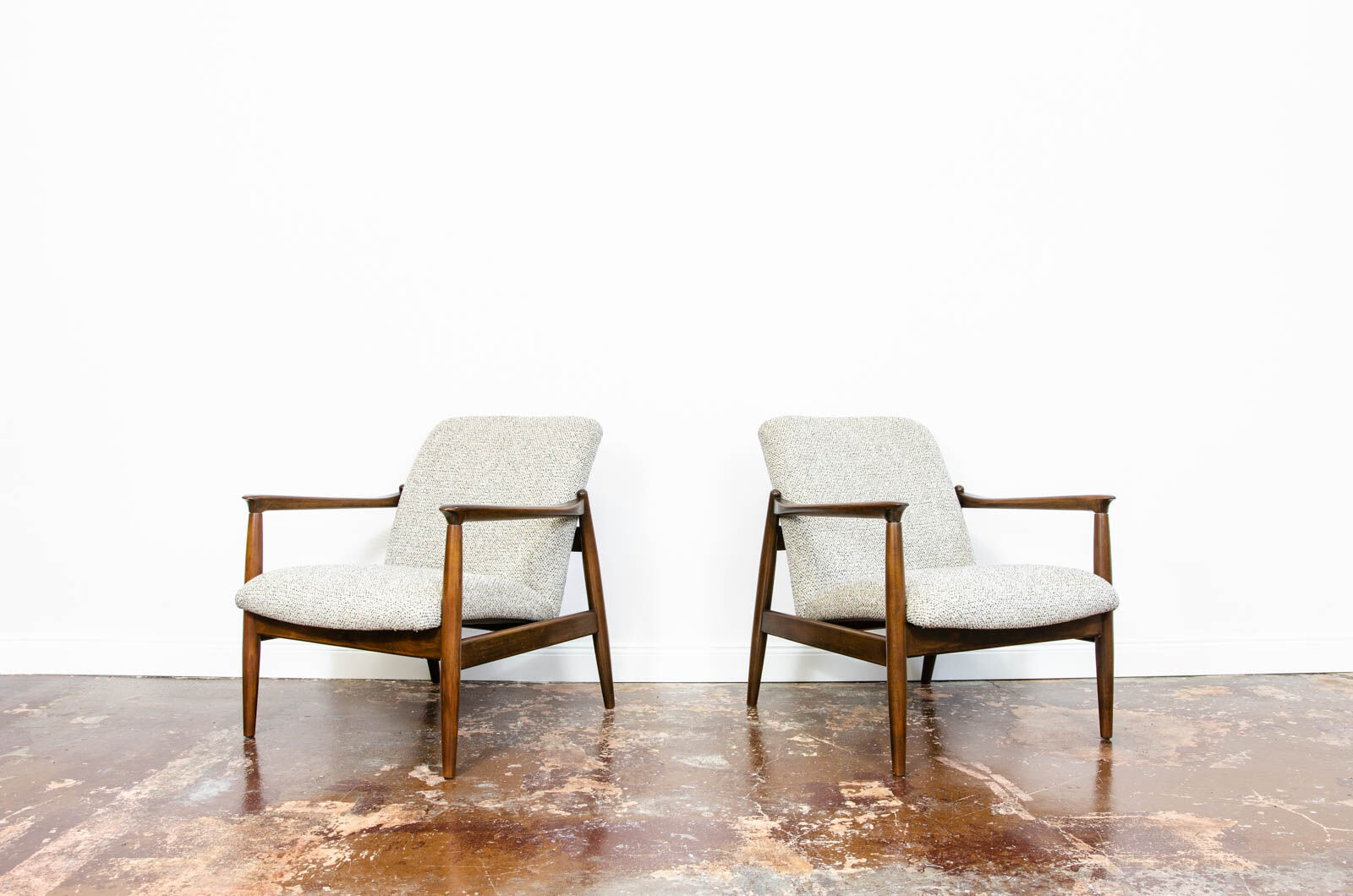Pair Of GFM-64 Armchairs By Edmund Homa