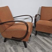 Vintage Armchairs from Jindrich Halabala, 1940s, Set of 2