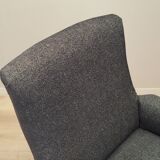 Grey armchair, Italian design, 1970s, production: Italy