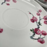 Limoges porcelain head to head coffee service with flower pattern