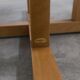 Rare set of 6 Baumann tables 1990, 80x120 and half moon 120cm