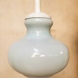 Blue opaline hanging lamp