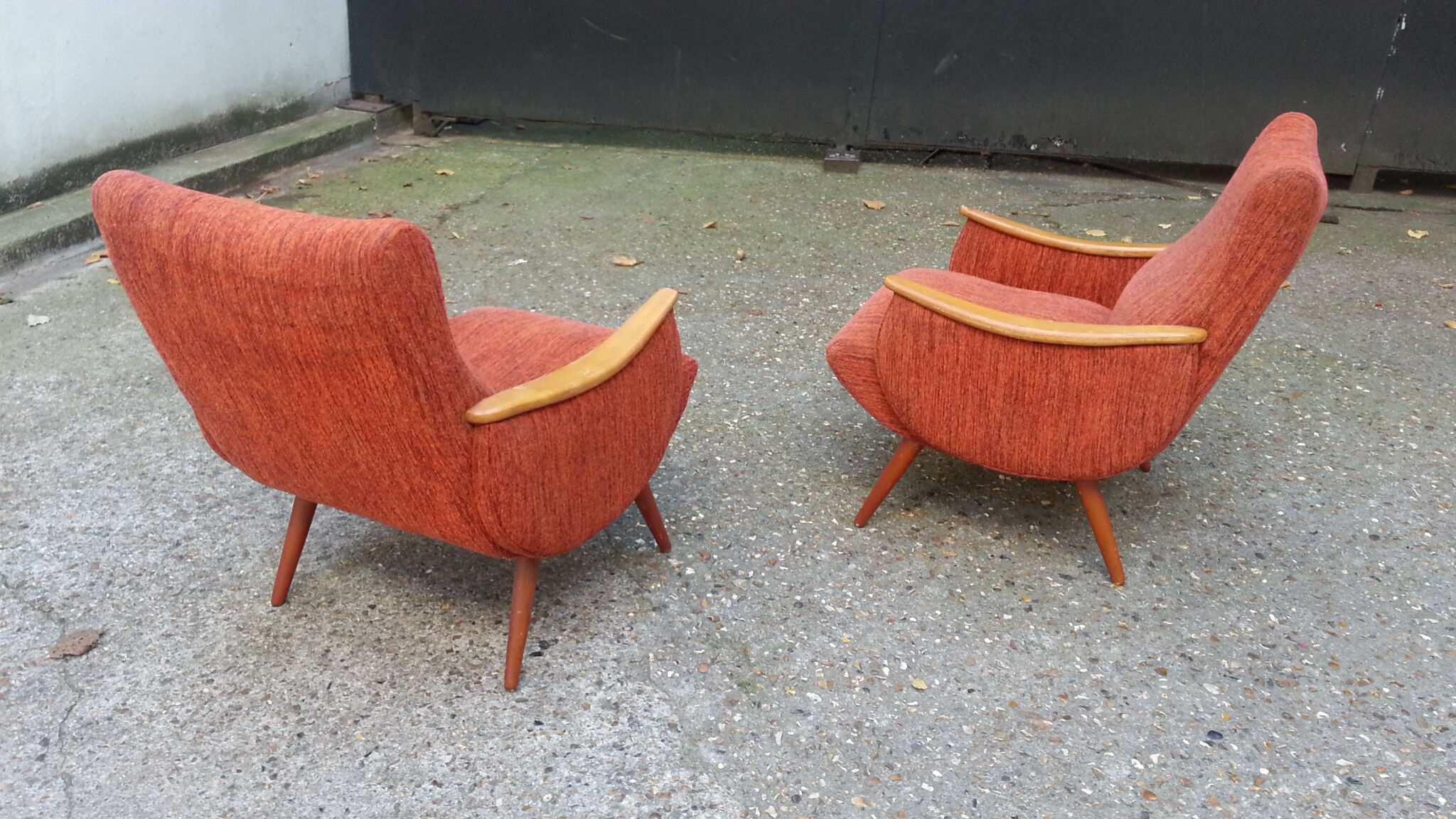 Chair 50s vintage Red