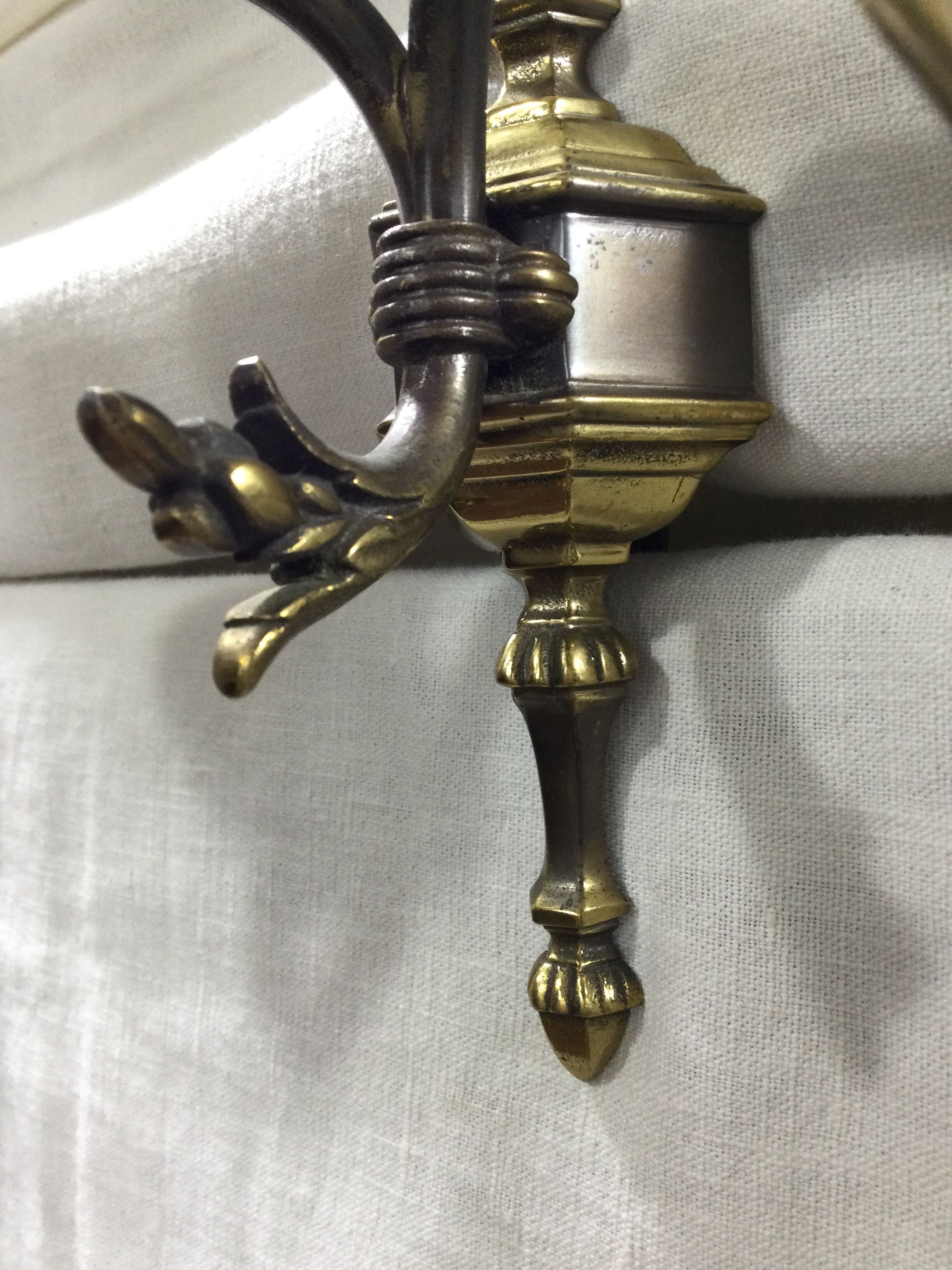 Dutch style applique pair 2 lights