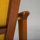 Chaise longue danoise du milieu du siècle en teck attribuée à Ib Kofod-Larsen, années 1960