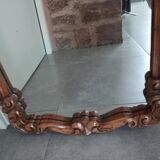 Large mirror in baroque rocaille rococo style