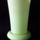 Vase, opaline vert, circa 1930 (art deco)