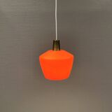 Hanging lamp in double layer glass, Danish from the 1970s-80s.