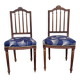 Paire de chaises Louis XVI