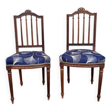Pair of Louis XVI chairs