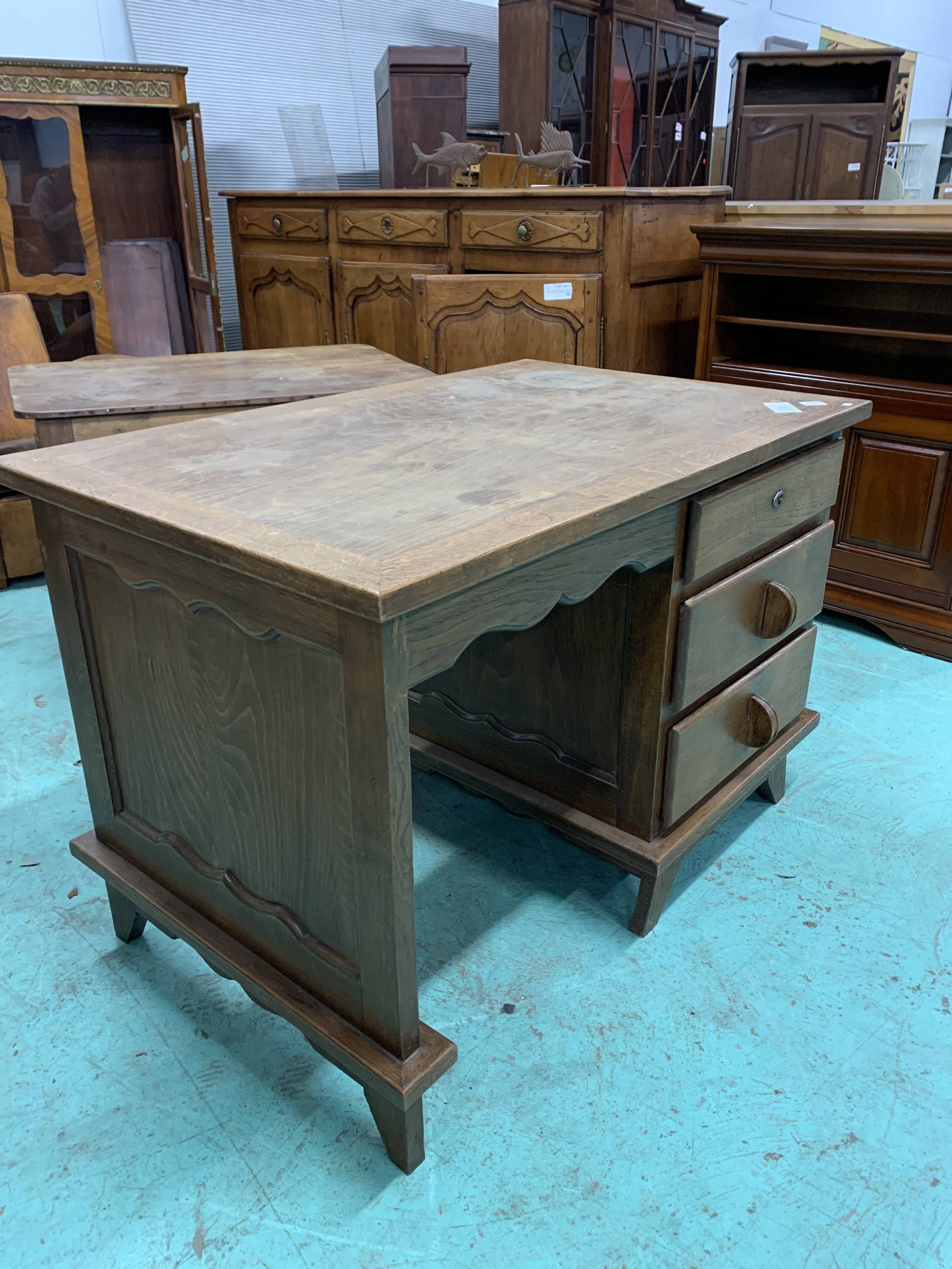 Small oak desk from the 1940s