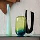 Sculptural Murano ''Lattimo'' Glass by Giusto Toso for Leucos , 1970's