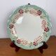 Set of 2 Choisy le roi plates, ironstone, floral motif, late 19th century