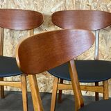 4 teak chairs