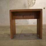 Series of eight stools Les Arcs Charlotte Perriand