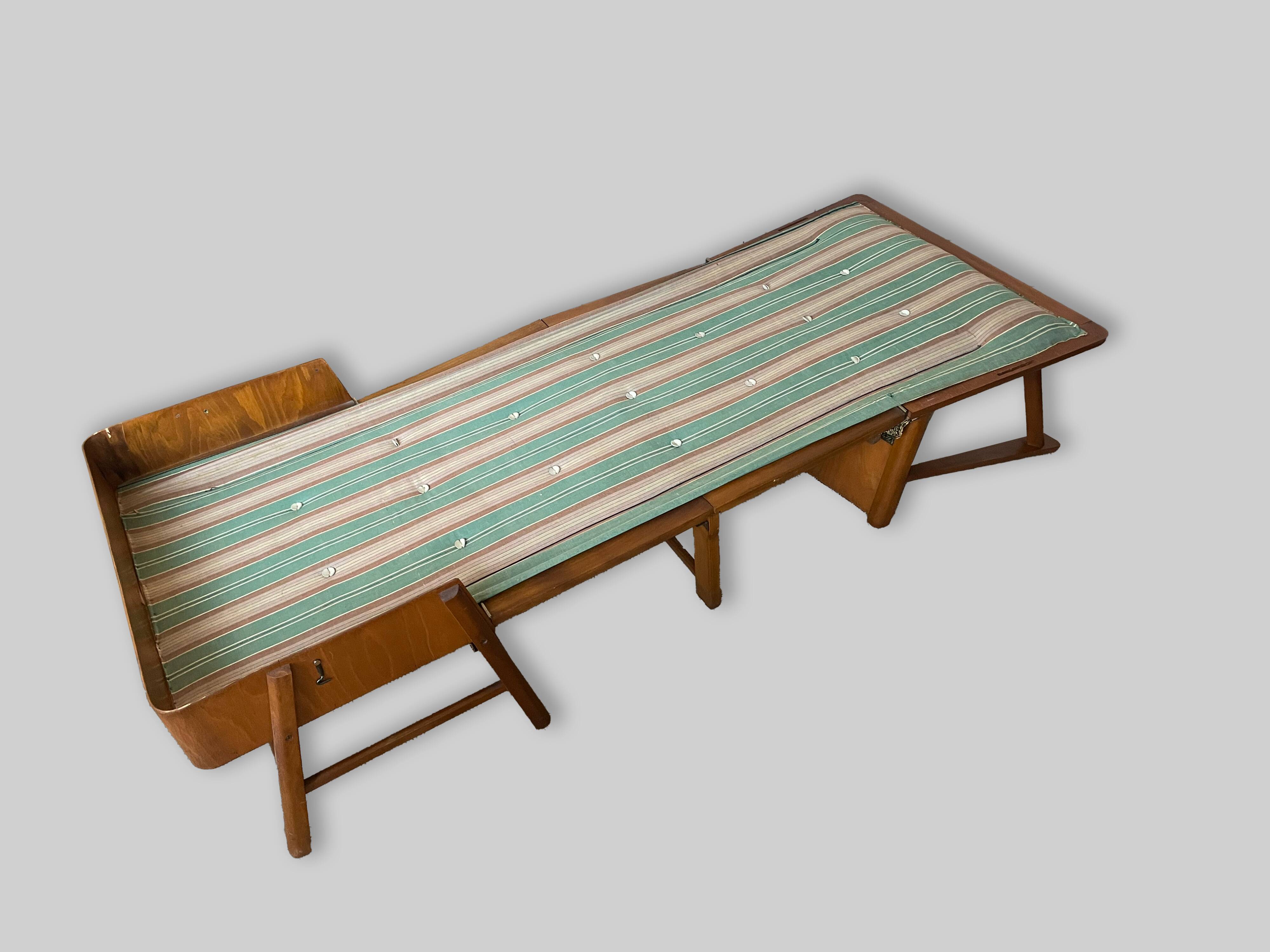 Fauteuil lit scandinave années 50