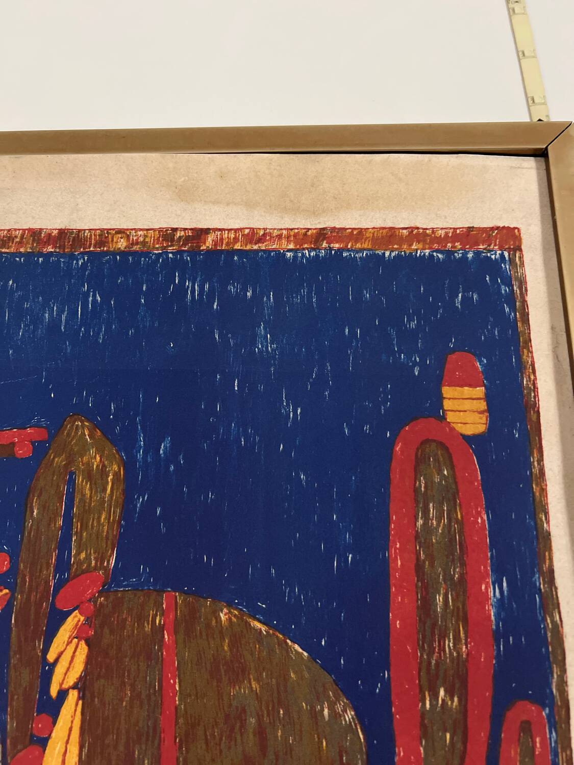 Lithograph by Pierre Courtin, 1970