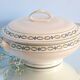 Soup tureen, Saint Amand, Terre de Fer, French manufacturer