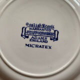 Set of 3 plates Adams English Scenic