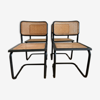 Lot of 4 chairs B32 by Marcel Breuer