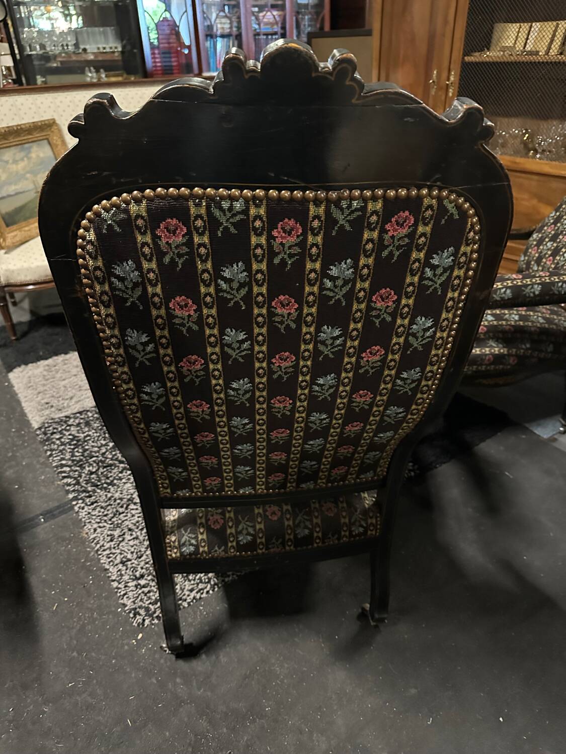 Pair of Napoleon III armchairs, Voltaire style