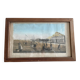 Antique color engraving, Compagnie des Indes de Pontichery