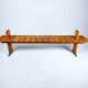Prototype de banc par Olof Pira. Suède, années 1970.