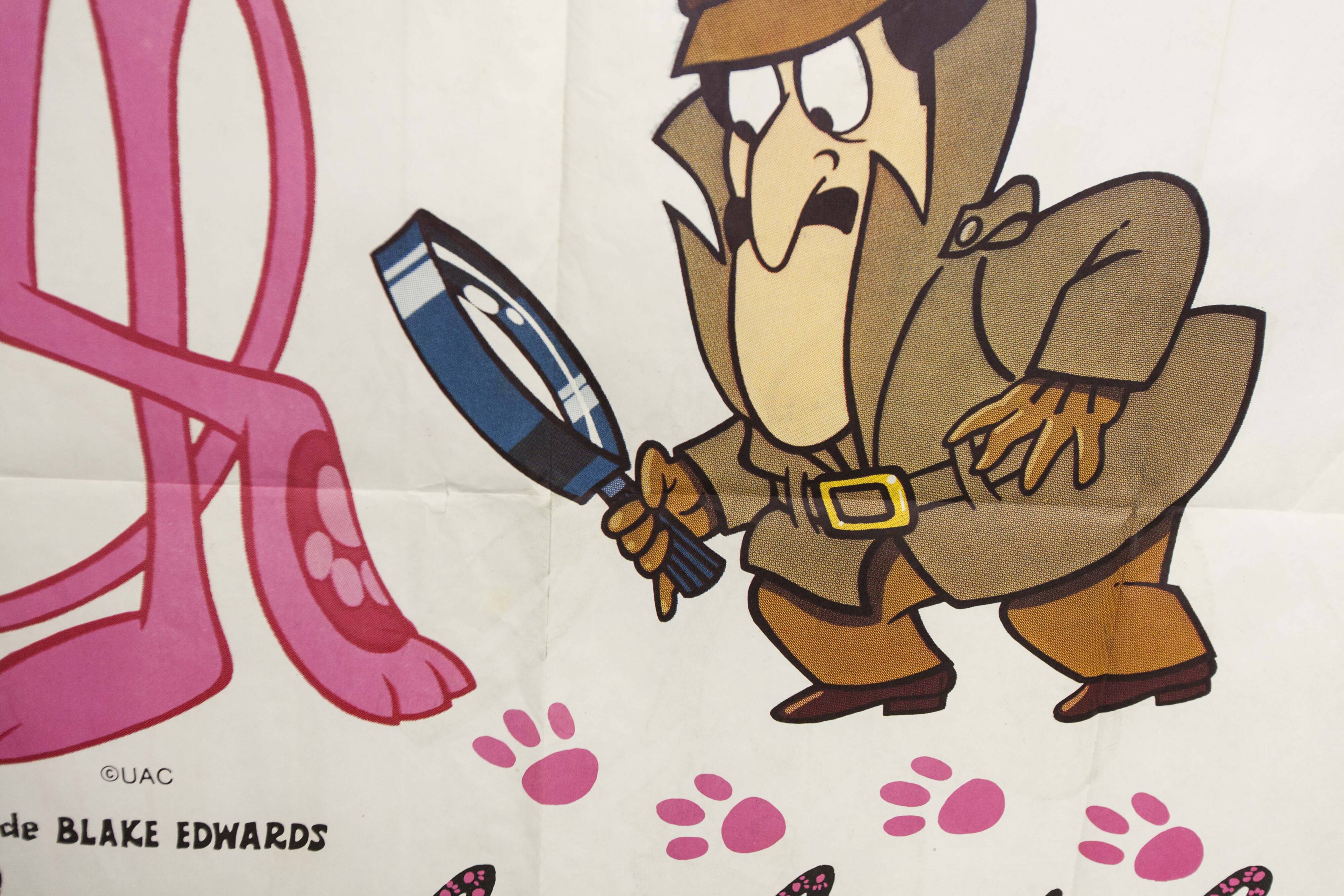 Poster 120x160 "In search of the pink panther" 1982