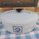Le Creuset collection, old enamelled cast iron casserole, beautiful condition