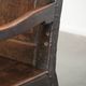 Antique English wooden bench / hall bench from the early 18th century