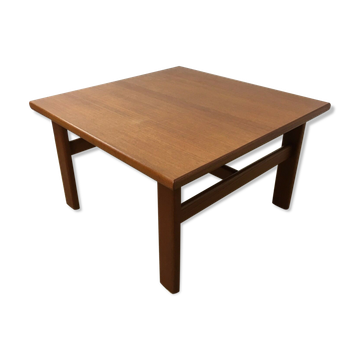 Table basse années 70 en teck design danois Danemark