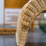 Rattan chaise longue Monika mulder