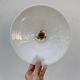 Pair of vintage white opaline pendant lights