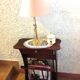 Magazine holder in varnished wood / vintage 60s