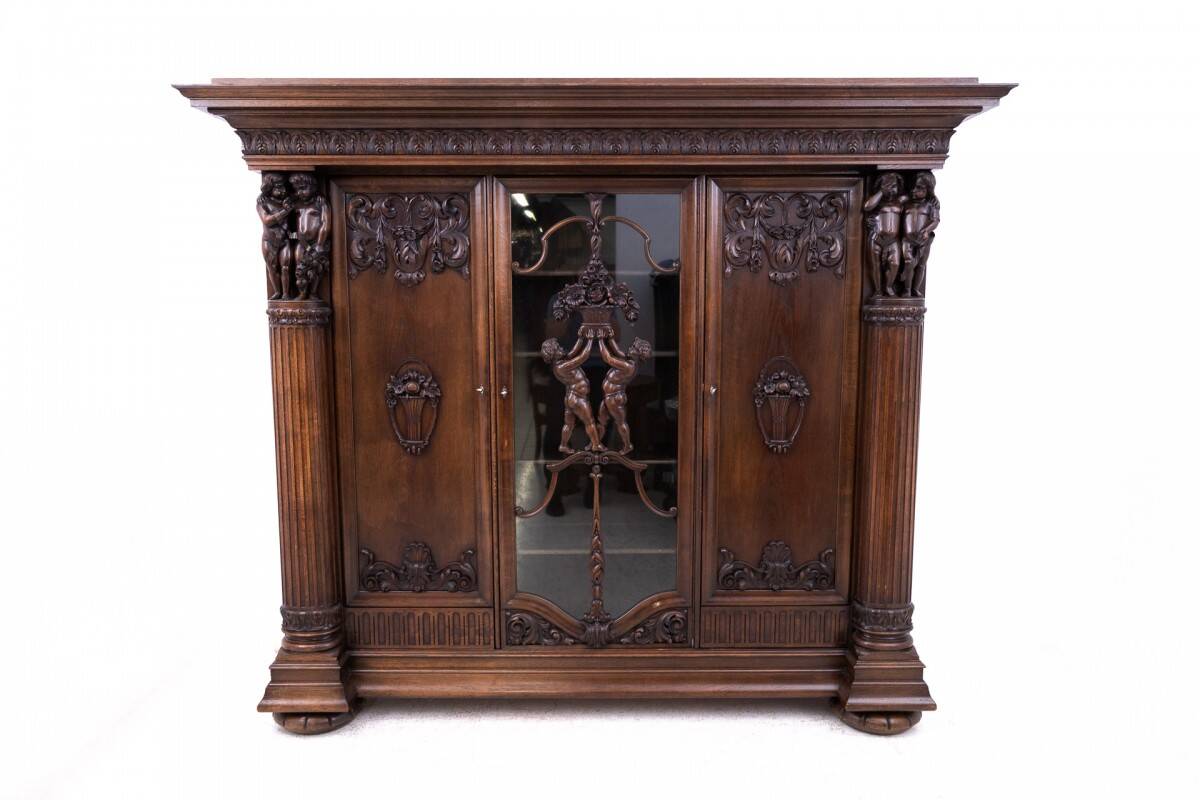 Monumental library, Western Europe, circa 1920.